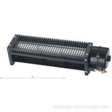 50HZ / 60HZ 2500rpm 110V AC Cross Flow Fans Car Ventilation